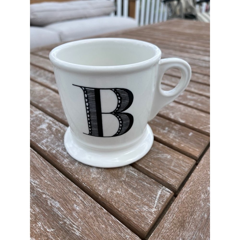Anthropologie Monogram B Coffee/ Tea Mug